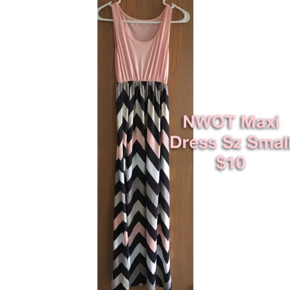 Chevron Maxi Dress